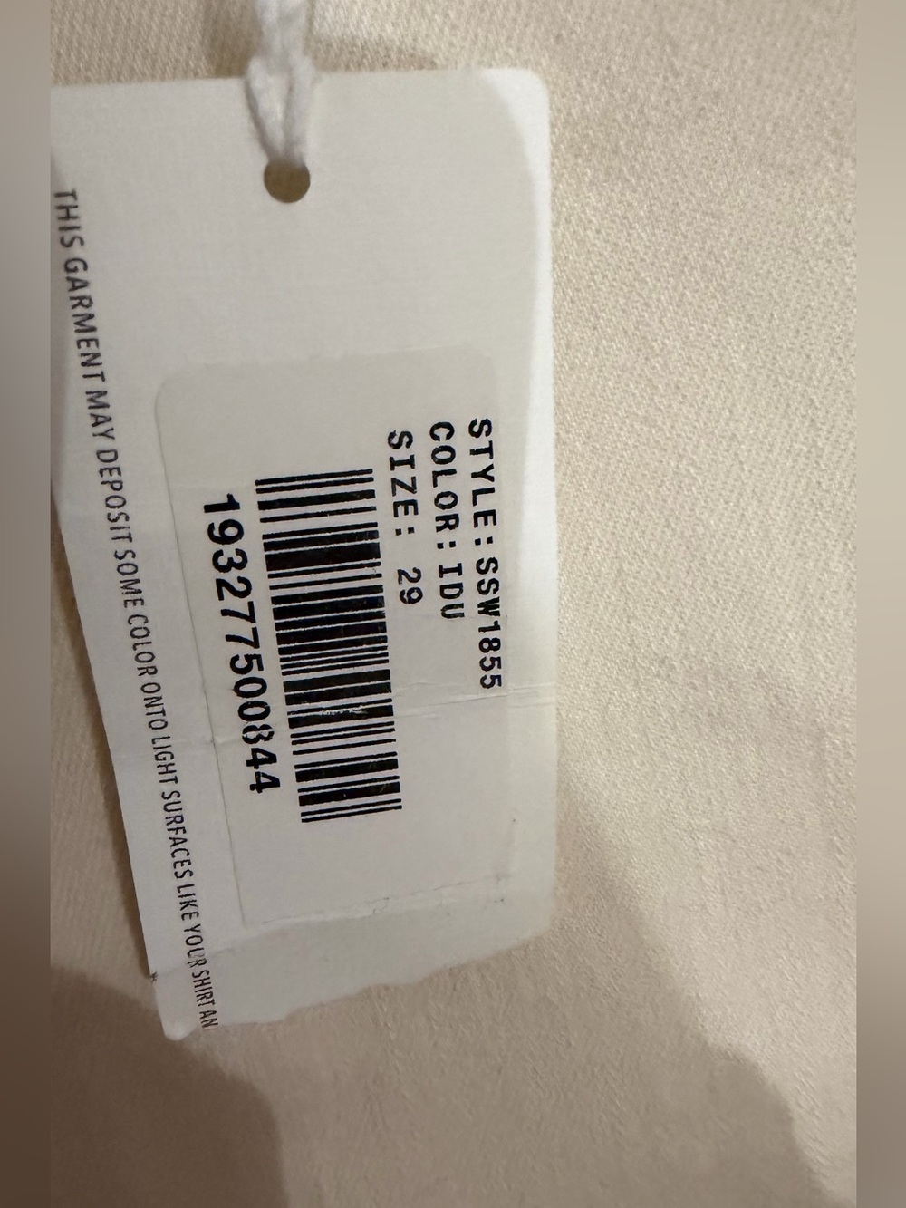 NWT AG The Prima Ankle Ivory Cigarette Jeans Size 29. - Picture 3 of 5